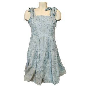 One One Six Blue Adjustable Mini‎ Dress Size Medium